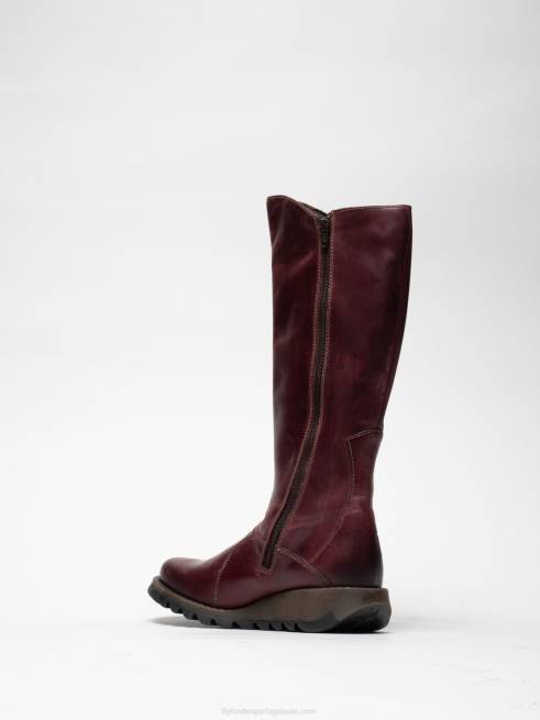 tapete roxo L02L340 botas com zíper mol 2 Fly London mulheres