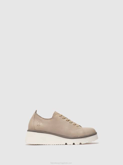 nuvem L02L655 sapato com cadarço plom431 Fly London mulheres