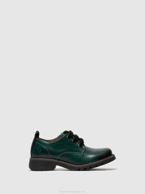 trevo verde L02L679 sapato com cadarço ruda538 Fly London mulheres