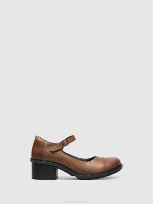 camelo L02L648 sapatos mary jane cody877 Fly London mulheres