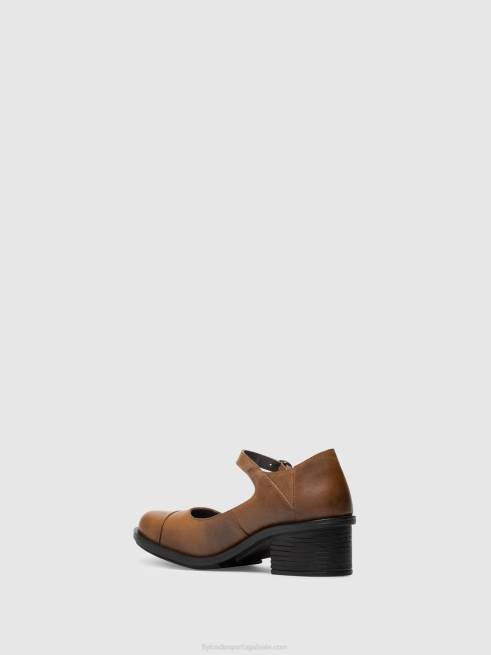 camelo L02L648 sapatos mary jane cody877 Fly London mulheres