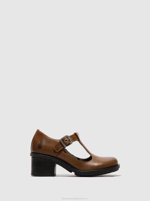 camelo L02L654 sapatos mary jane cady180 Fly London mulheres