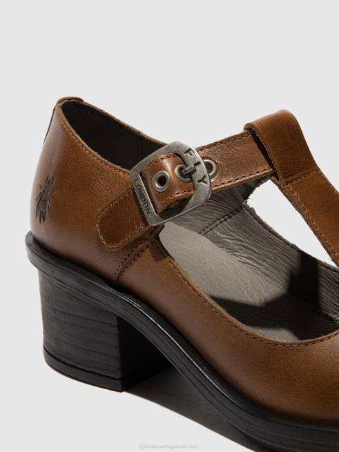 camelo L02L654 sapatos mary jane cady180 Fly London mulheres