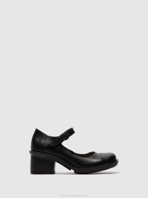 preto L02L647 sapatos mary jane cody877 Fly London mulheres