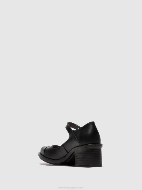 preto L02L647 sapatos mary jane cody877 Fly London mulheres