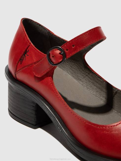 vermelho L02L650 sapatos mary jane cody877 Fly London mulheres