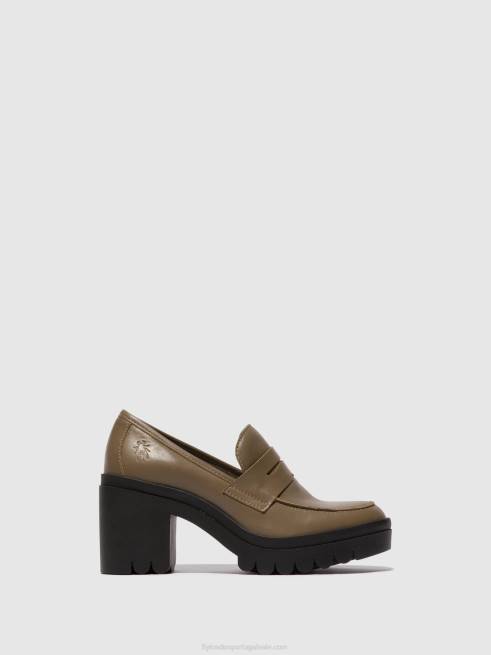 taupe L02L673 sapatos mocassins toky803 Fly London mulheres