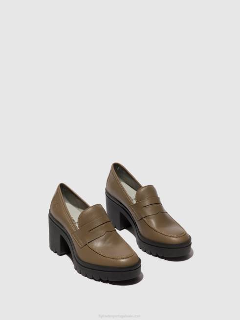 taupe L02L673 sapatos mocassins toky803 Fly London mulheres