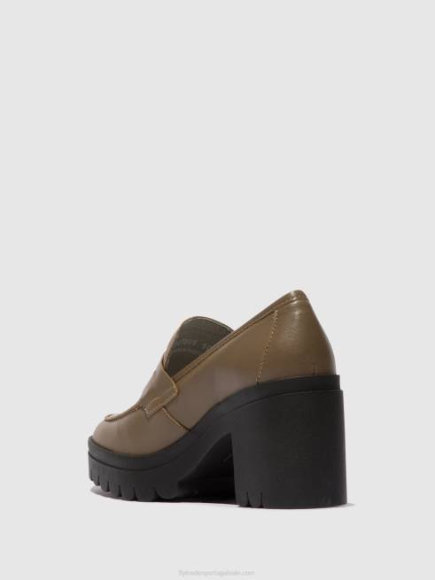 taupe L02L673 sapatos mocassins toky803 Fly London mulheres