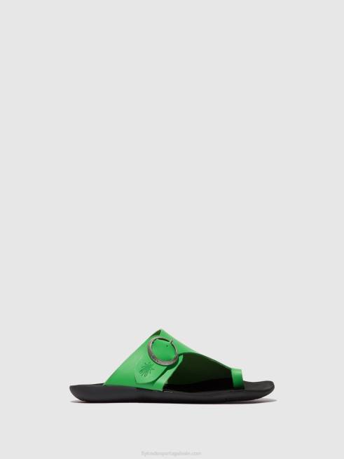 abacate L02L369 mules abertos mica758 Fly London mulheres