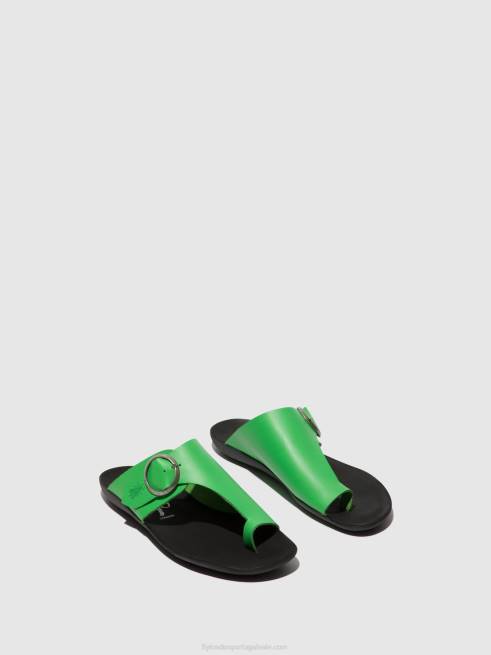 abacate L02L369 mules abertos mica758 Fly London mulheres