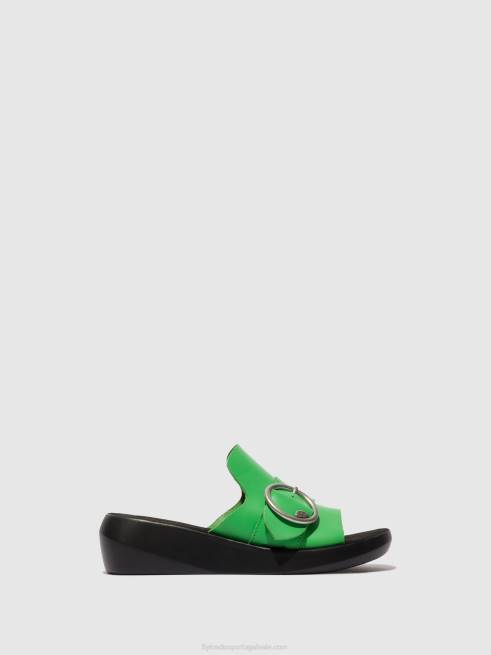abacate L02L377 mules de fivela beyd925 Fly London mulheres