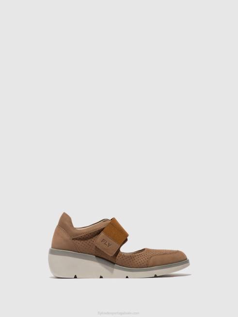 areia L02L623 sapatos de velcro naje583 Fly London mulheres