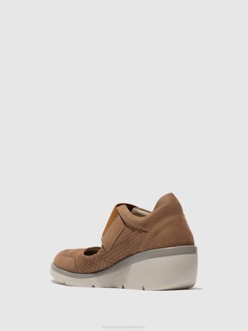 areia L02L623 sapatos de velcro naje583 Fly London mulheres