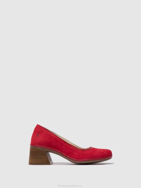 batom vermelho L02L690 sapatos clássicos de bombas lade372 Fly London mulheres
