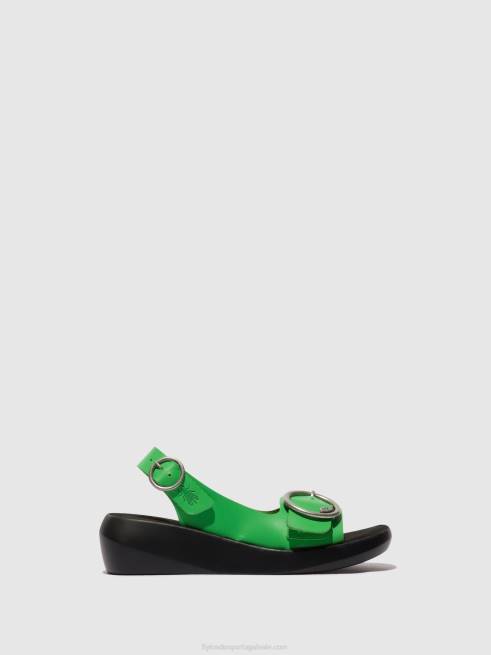 abacate L02L467 sandálias sling back berk754 Fly London mulheres