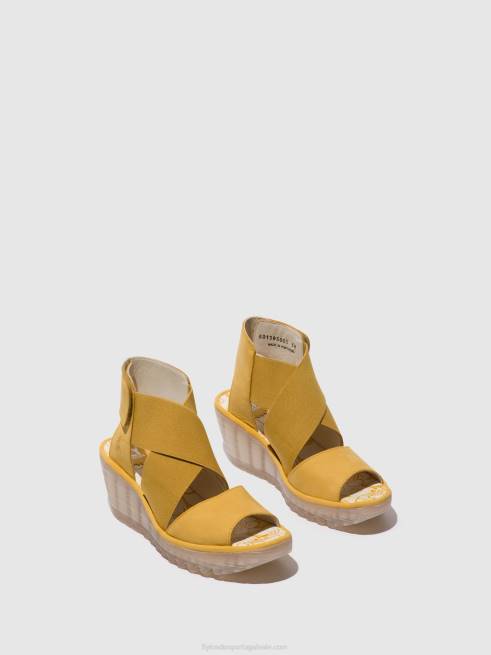 abelha L02L562 sandálias cruzadas yuba385 Fly London mulheres