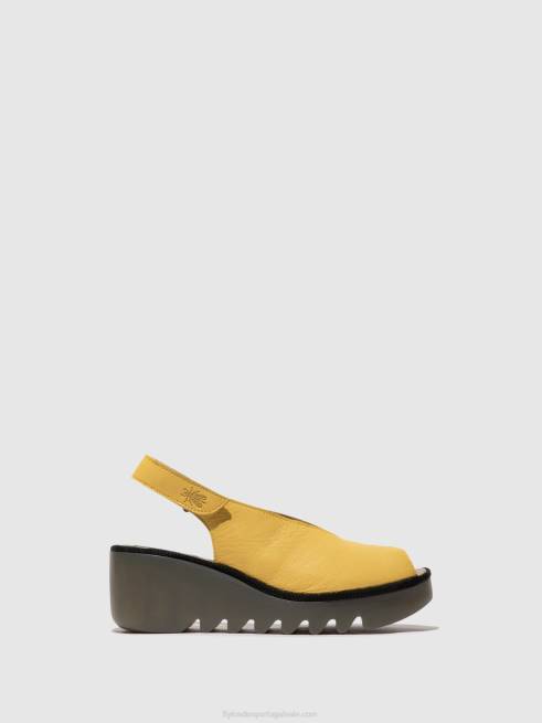 amarelo L02L466 sandálias tipo sandália baye386 Fly London mulheres