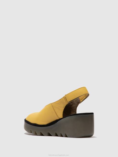 amarelo L02L466 sandálias tipo sandália baye386 Fly London mulheres