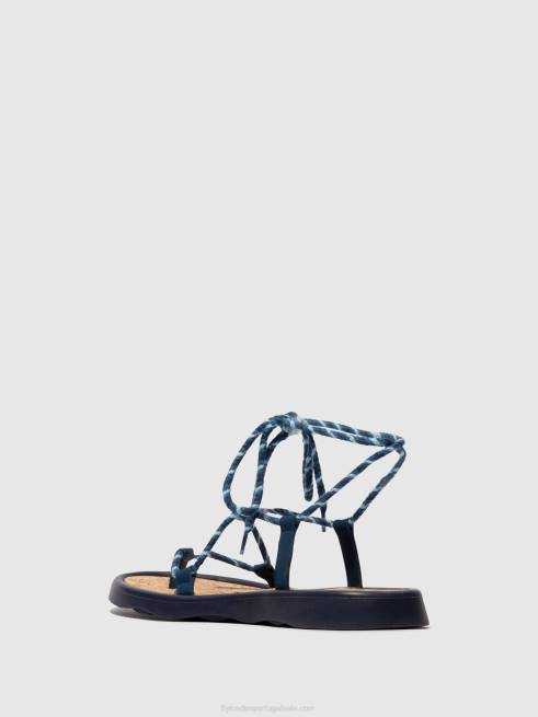 azul L02L551 sandália com cadarço tace874 Fly London mulheres