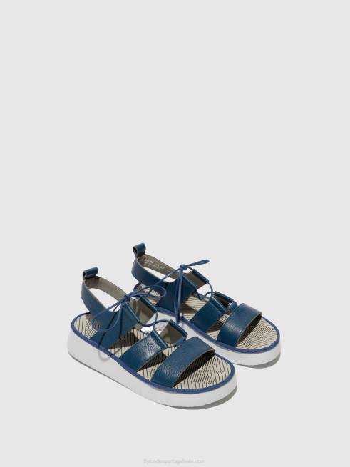 azul L02L571 sandália de tiras caio363 Fly London mulheres