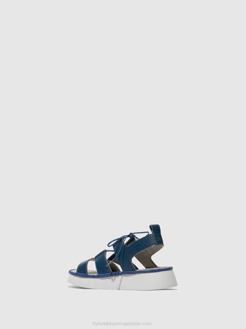 azul L02L571 sandália de tiras caio363 Fly London mulheres