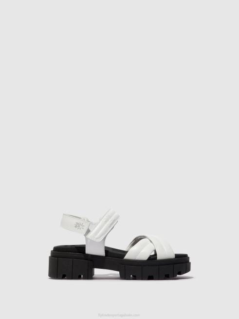 branco L02L547 sandálias sling back jada854 Fly London mulheres