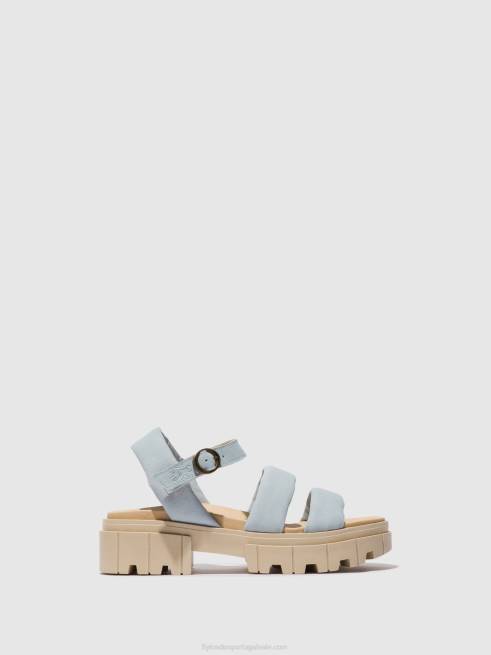 céu azul L02L544 sandália rasteira jela864 Fly London mulheres