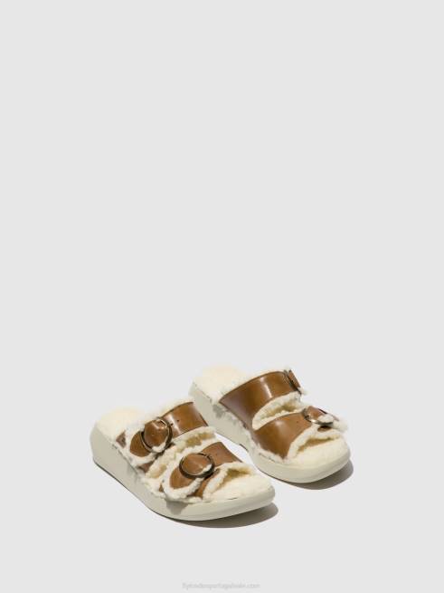 camelo L02L514 sandálias buga902 Fly London mulheres