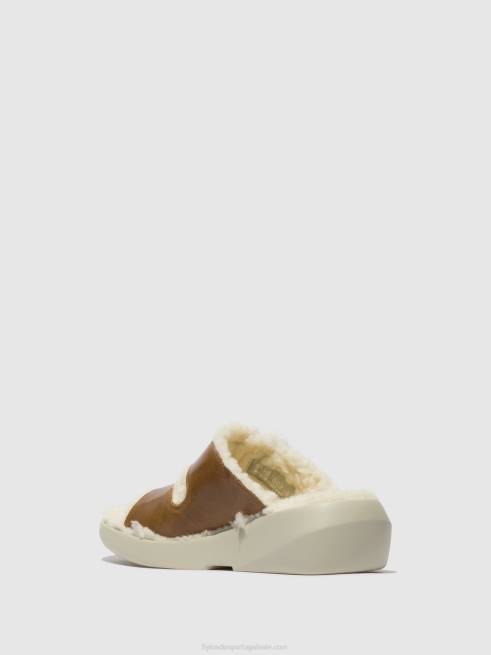 camelo L02L514 sandálias buga902 Fly London mulheres