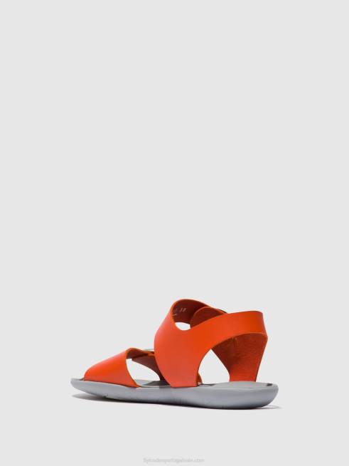 coral L02L563 sandália fivela masa757 Fly London mulheres