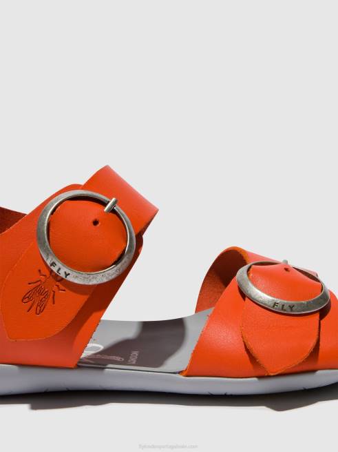 coral L02L563 sandália fivela masa757 Fly London mulheres