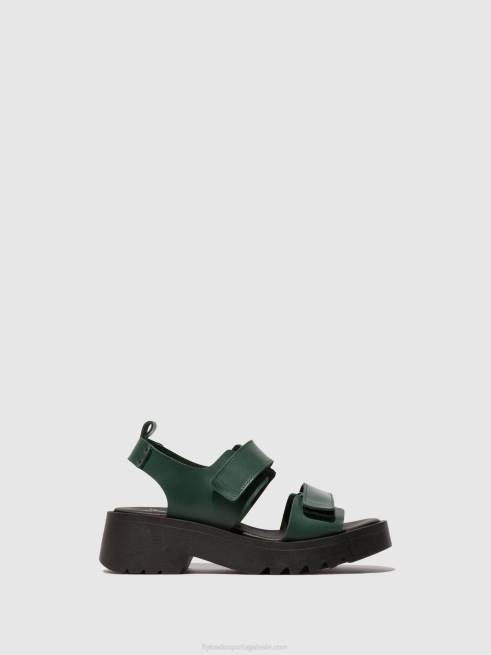 gasolina L02L392 sandálias de velcro meka857 Fly London mulheres
