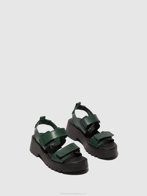 gasolina L02L392 sandálias de velcro meka857 Fly London mulheres