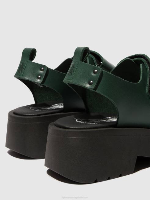 gasolina L02L392 sandálias de velcro meka857 Fly London mulheres