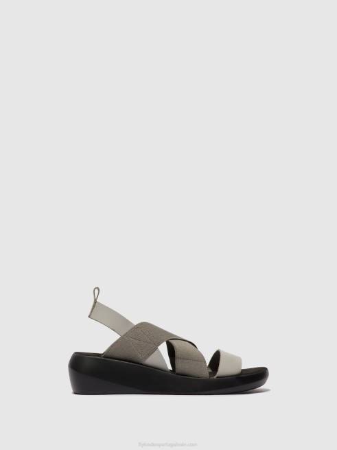 nuvem L02L491 sandálias cruzadas baji848 Fly London mulheres