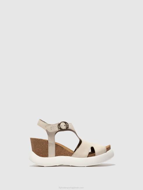 off white L02L494 sandália fivela gova962 Fly London mulheres