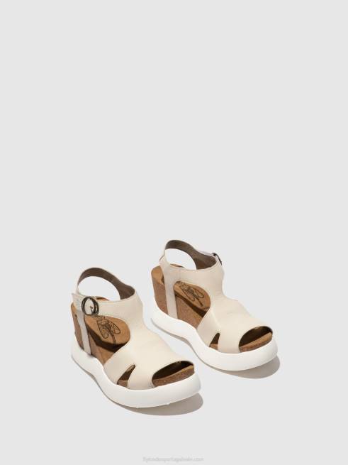 off white L02L494 sandália fivela gova962 Fly London mulheres