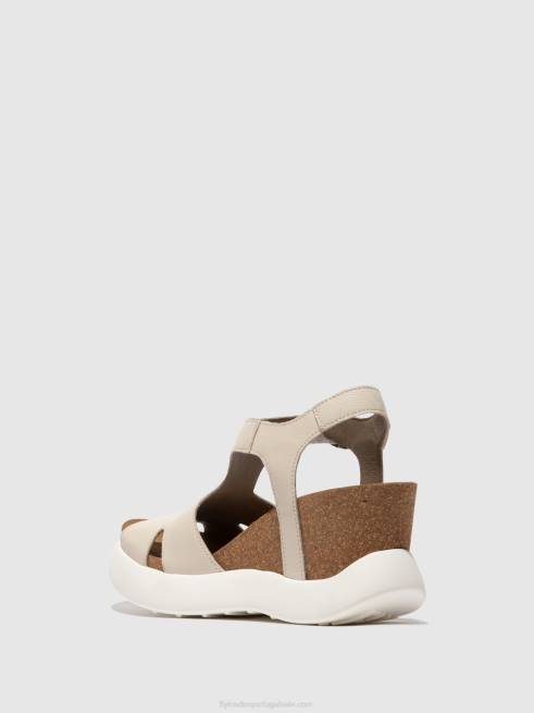off white L02L494 sandália fivela gova962 Fly London mulheres