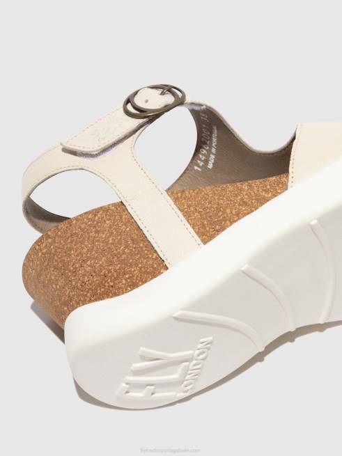off white L02L494 sandália fivela gova962 Fly London mulheres