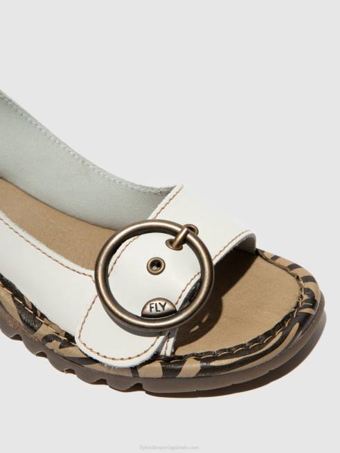 off white L02L614 sandália fivela tram723 Fly London mulheres