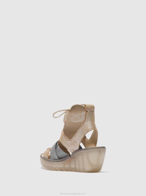 pérola L02L471 sandália com cadarço yaca413 Fly London mulheres