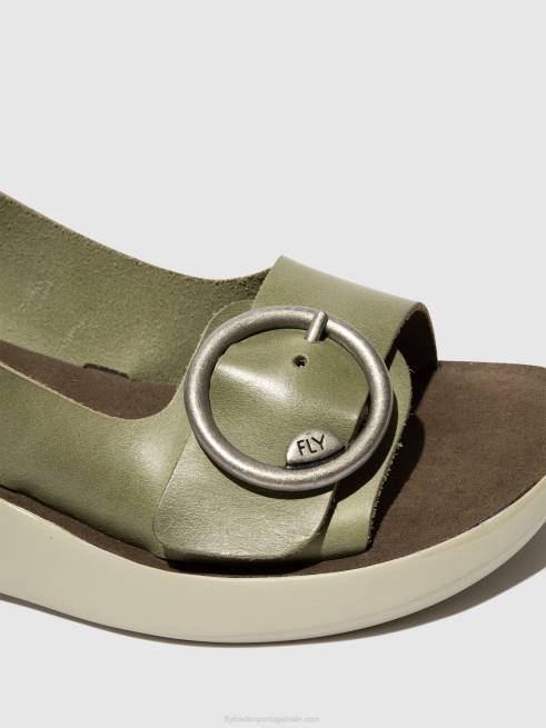 poluição L02L586 sandálias sling back berk754 Fly London mulheres