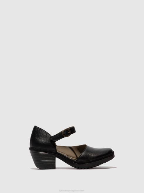 preto L02L493 sandália fivela wifo440 Fly London mulheres