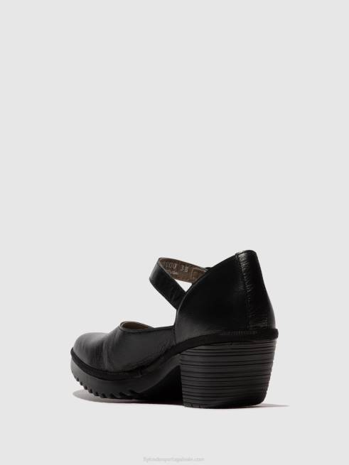 preto L02L493 sandália fivela wifo440 Fly London mulheres
