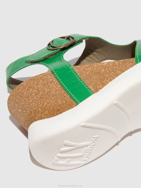 verde L02L502 sandália fivela gova962 Fly London mulheres