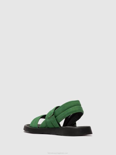 verde limão L02L449 sandália rasteira tofy941 Fly London mulheres