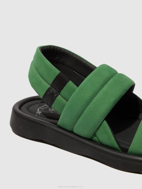 verde limão L02L449 sandália rasteira tofy941 Fly London mulheres