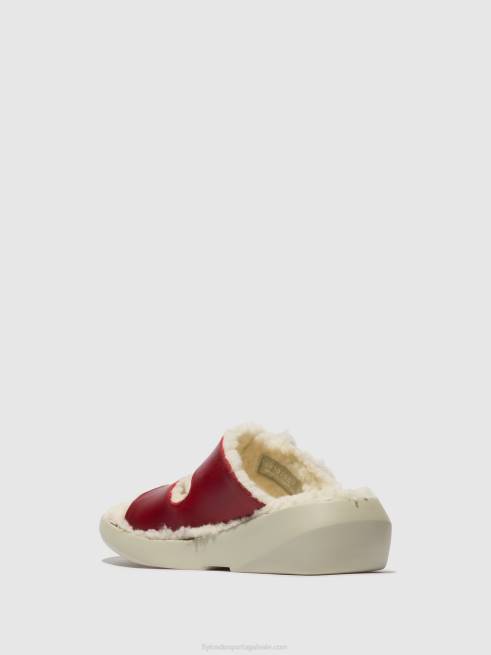 vermelho L02L516 sandálias buga902 Fly London mulheres