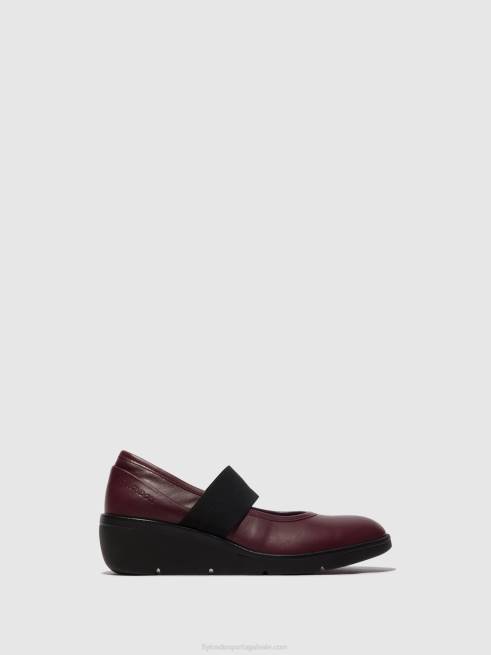 bordeaux L02L686 sapatos elásticos nara547 Fly London mulheres